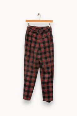 Fashion Caroll Pantalon à carreaux - Taille XS/34 Multicolore