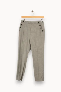 Fashion Caroll Pantalon - S/36 Gris