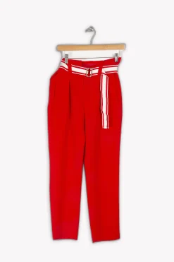 Flash Sale Claudie Pierlot Pantalon - S/36 Rouge