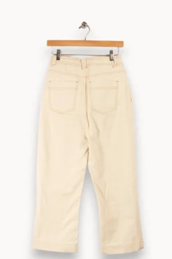 Discount Sézane Pantalon - S/36 Beige