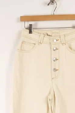Discount Sézane Pantalon - S/36 Beige
