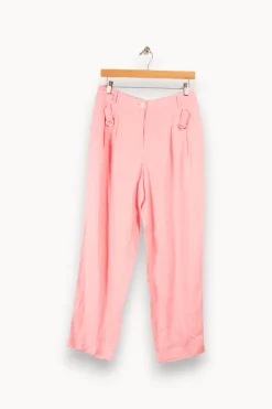 Sale Caroll Pantalon - Taille L/40 Rose