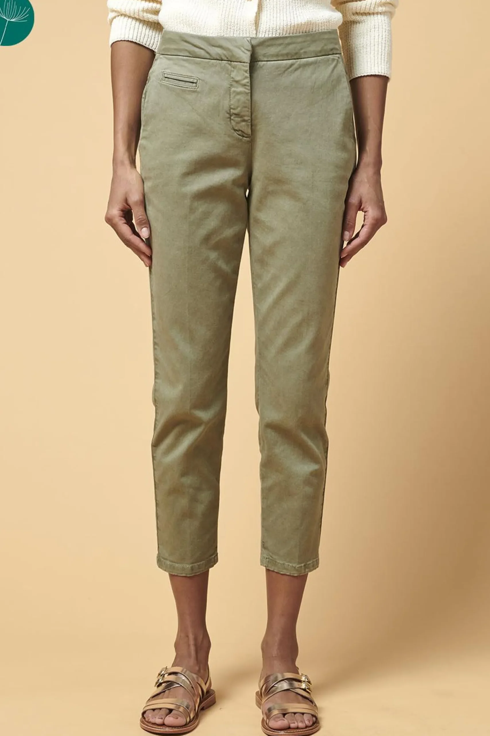 New La Fée Maraboutée Pantalon - Taille L/40 Vert