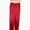 New Des petits hauts Pantalon - Taille S/36 Bordeaux