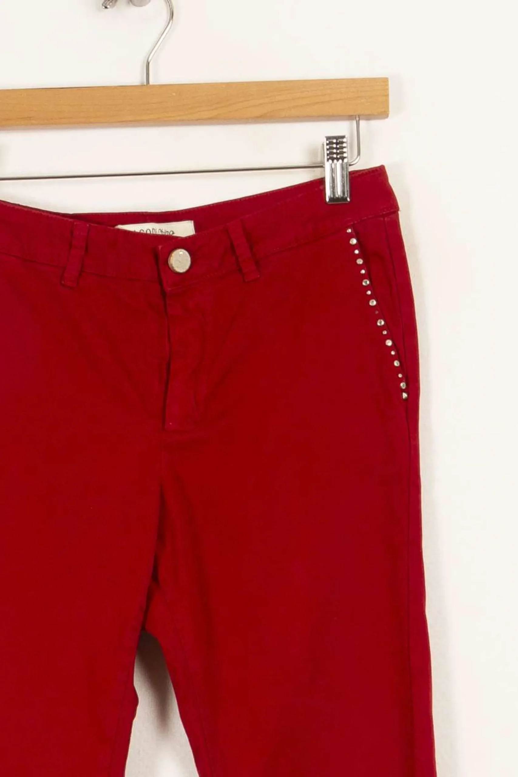 Store I.Code Pantalon - Taille S/36 Rouge