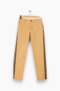 Sale Zadig&Voltaire Pantalon à bandes noires - Taille S/36 Beige