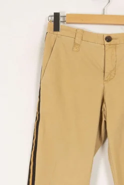 Sale Zadig&Voltaire Pantalon à bandes noires - Taille S/36 Beige