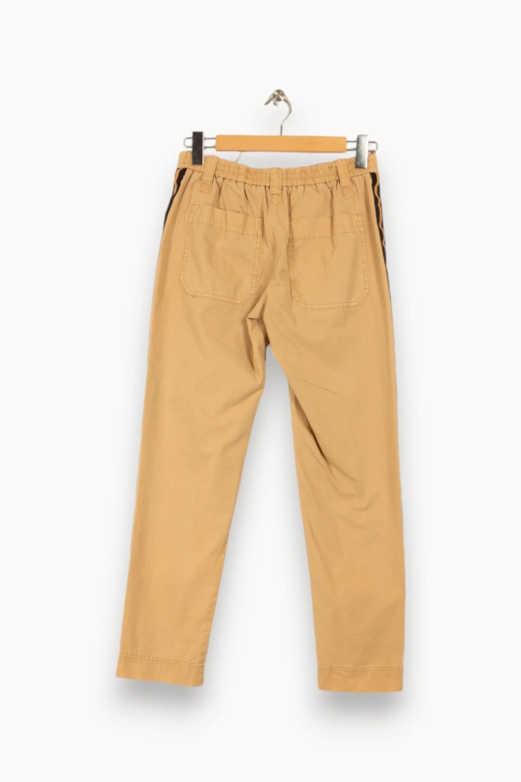 Sale Zadig&Voltaire Pantalon à bandes noires - Taille S/36 Beige