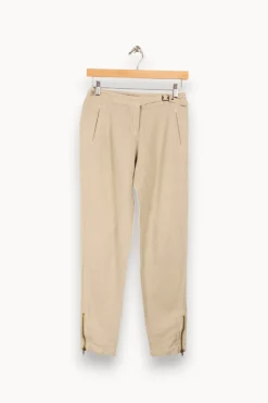 Online IKKS Pantalon - Taille XS/34 Beige