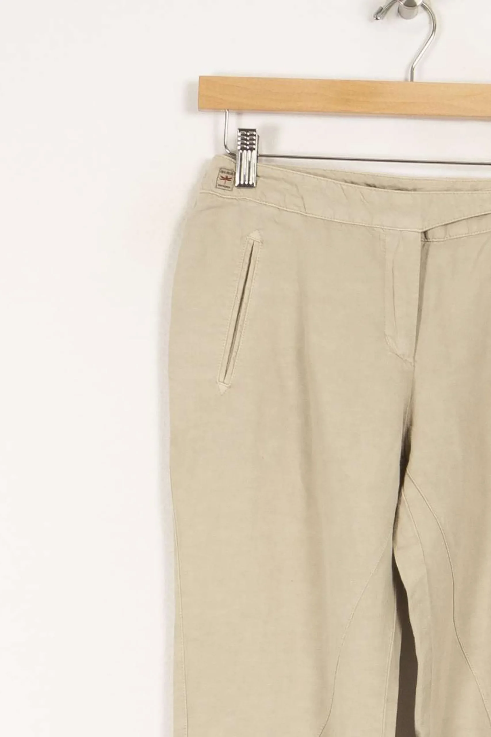 Online IKKS Pantalon - Taille XS/34 Beige