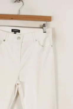 Shop Caroll Pantalon - Taille L/40 Blanc