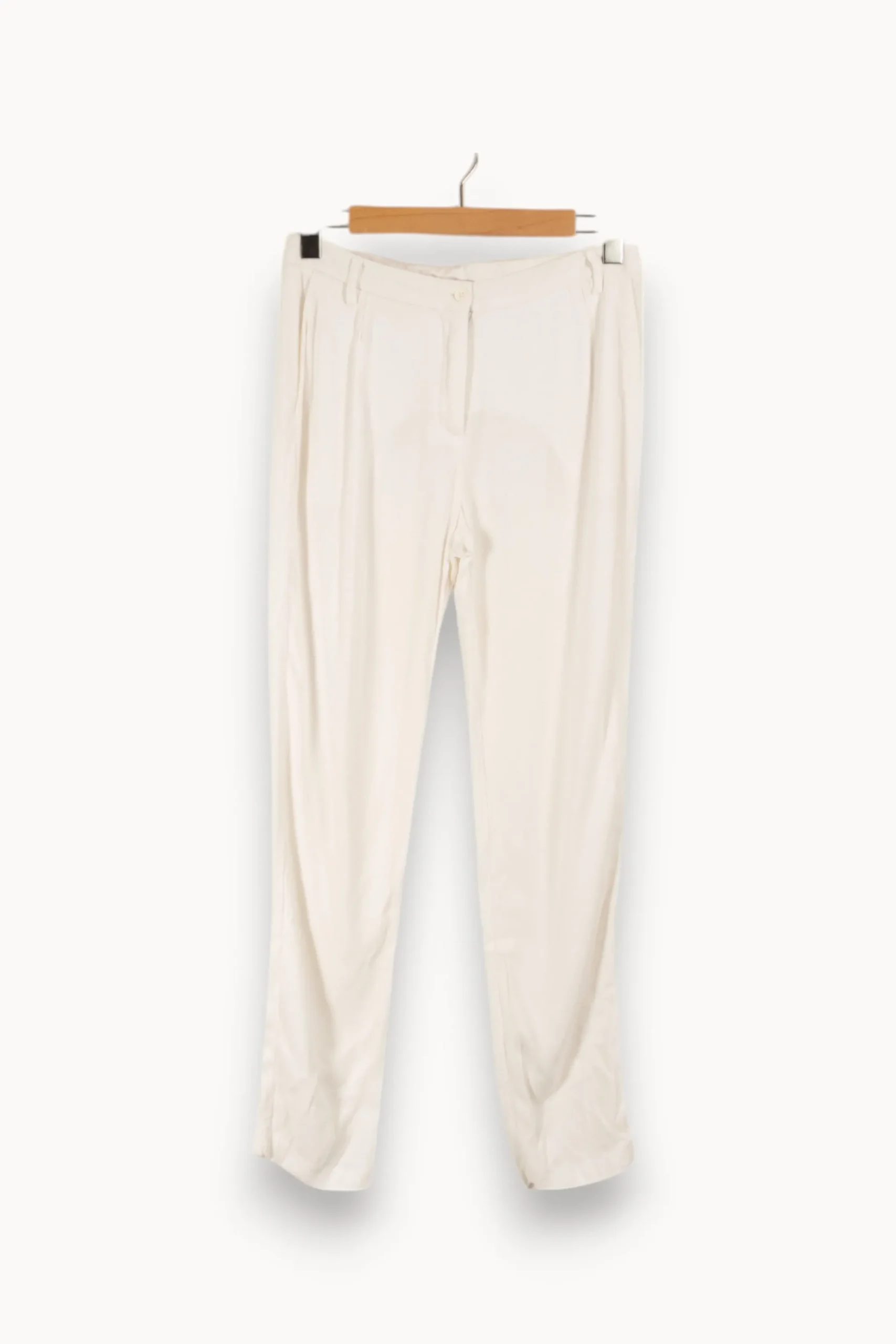 Shop American Vintage Pantalon - Taille M/38 Blanc