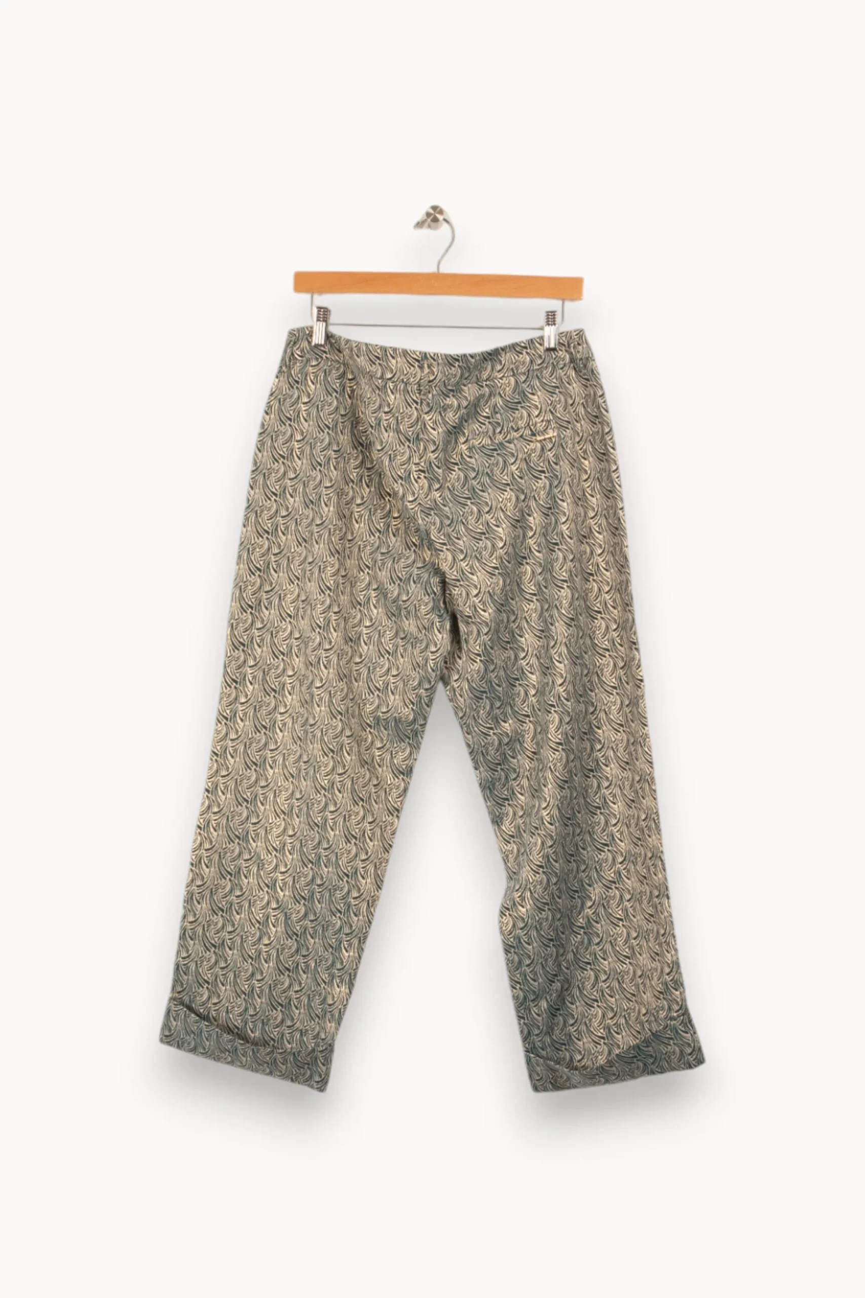 Outlet One Step Pantalon à motifs - Taille XL/42 Bleu