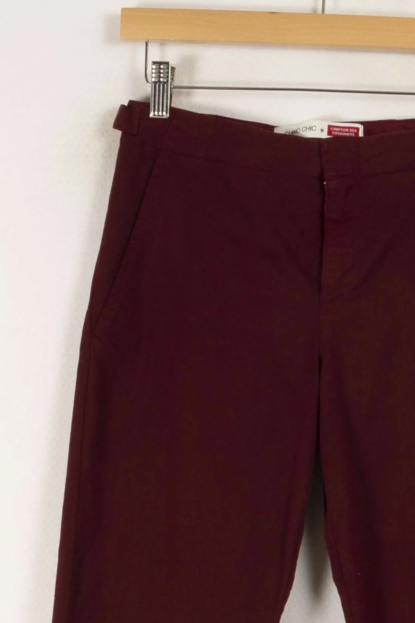 Fashion Comptoir des Cotonniers Pantalon - Taille XS/34 Bordeaux