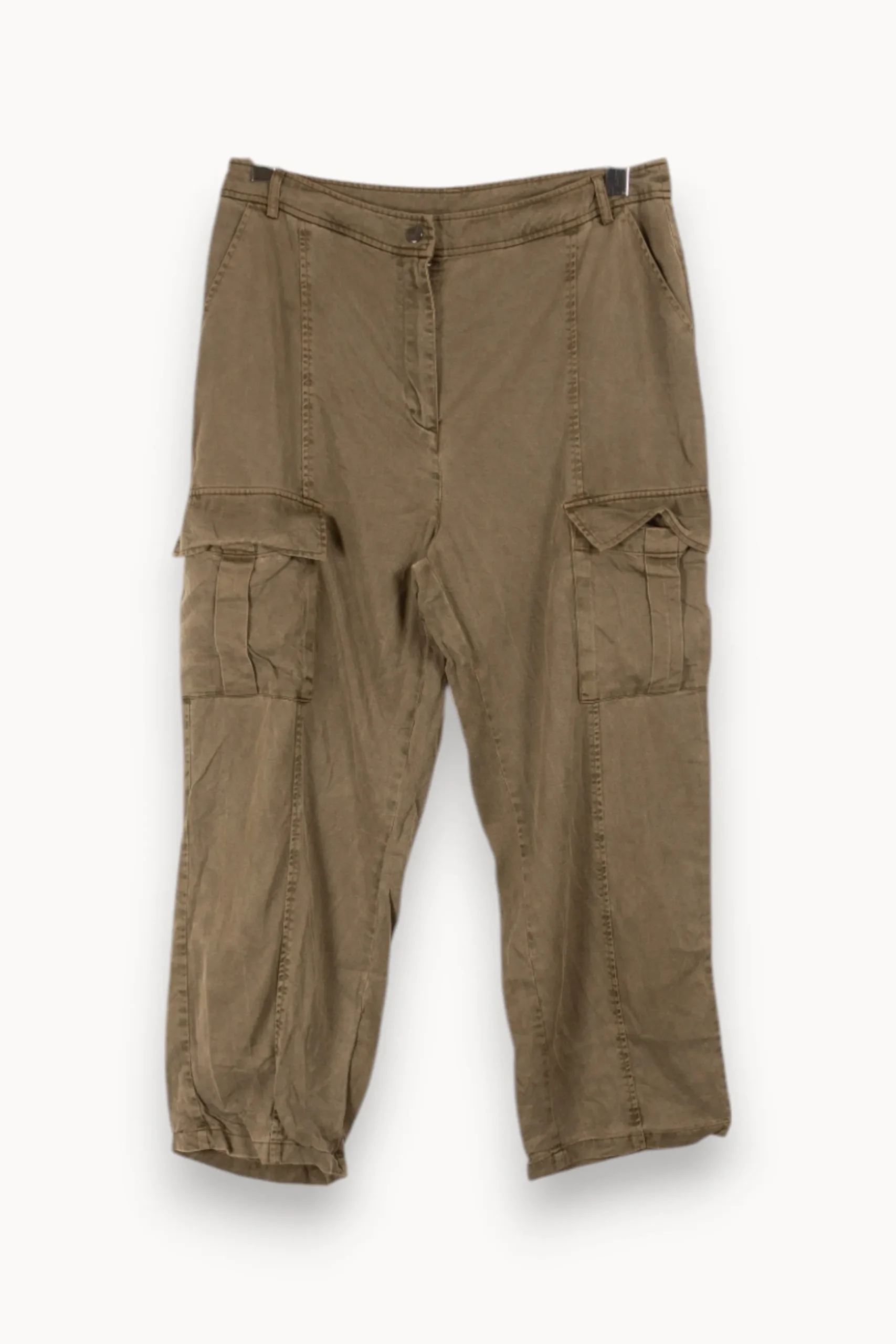 Hot IKKS Pantalon cargo - Taille M/38 Vert