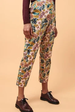 Best La Fée Maraboutée Pantalon cigarette imprimé - S/36 Multicolore