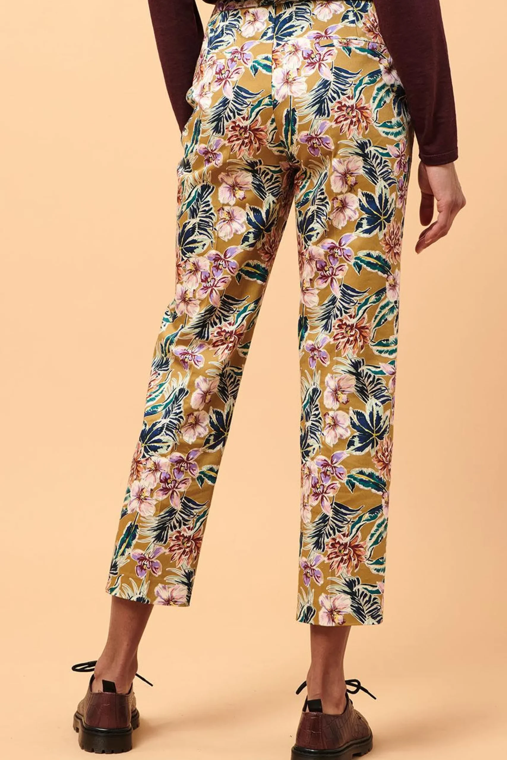 Best La Fée Maraboutée Pantalon cigarette imprimé - S/36 Multicolore