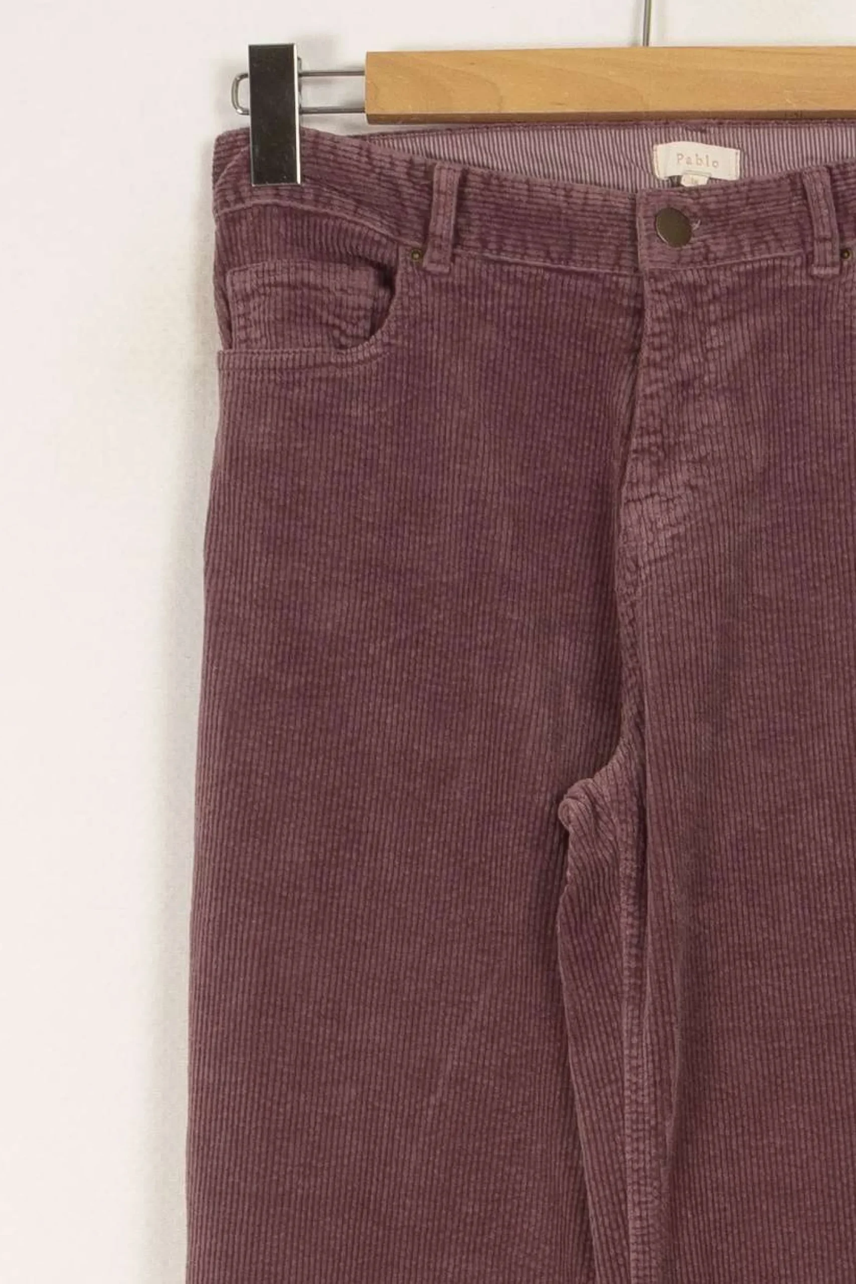 Best Sale Pablo Pantalon côtelé - Taille M/38 Violet