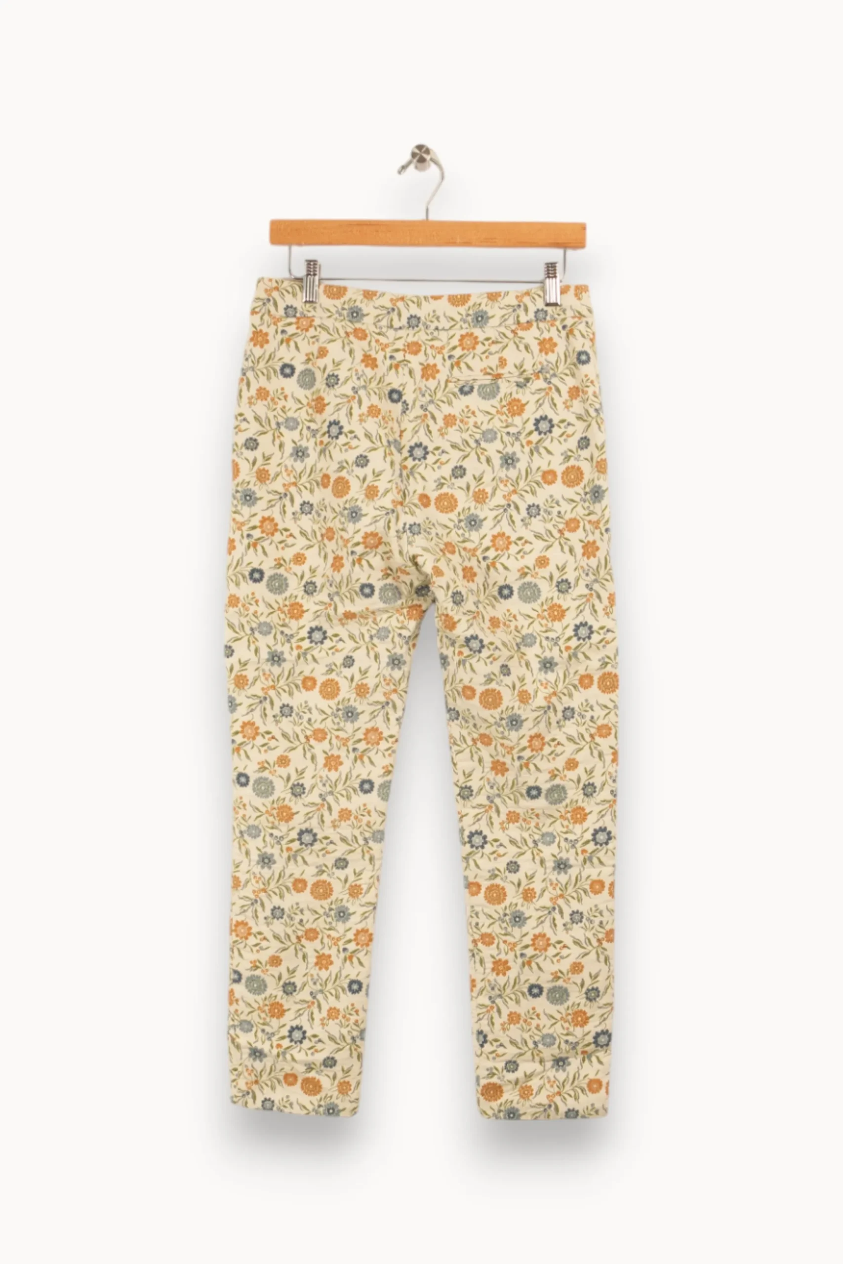Online Sézane Pantalon fleuri - Taille M/38 Multicolore