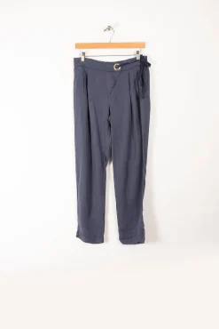 Discount La Fée Maraboutée Pantalon fluide casual - S/36 Bleu