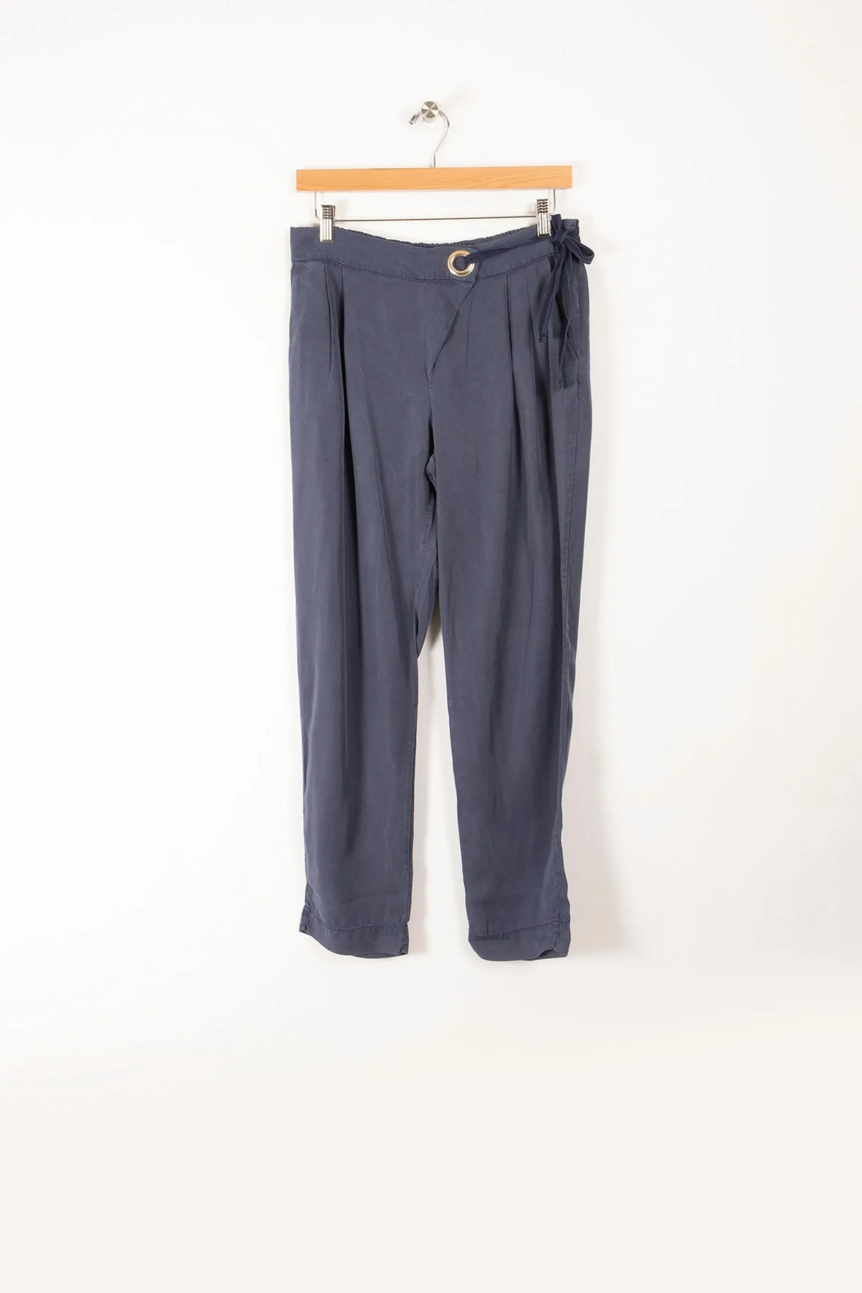 Discount La Fée Maraboutée Pantalon fluide casual - S/36 Bleu