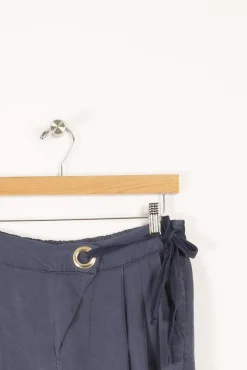 Discount La Fée Maraboutée Pantalon fluide casual - S/36 Bleu