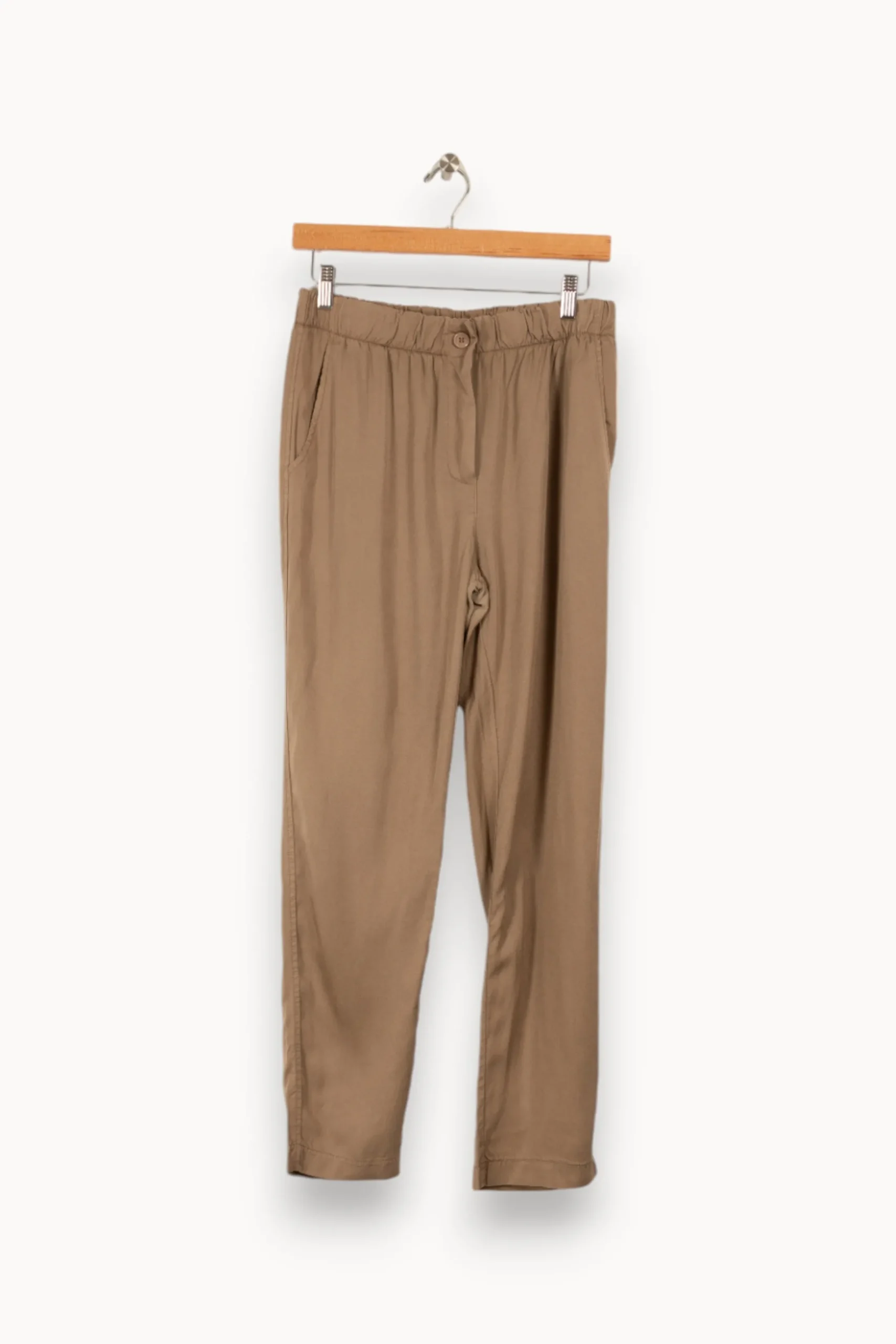 Best Sale La Fée Maraboutée Pantalon fluide en lyocell - M/38 Vert