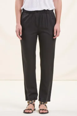 Flash Sale La Fée Maraboutée Pantalon fluide orange en lyocell - M/38 Rouge