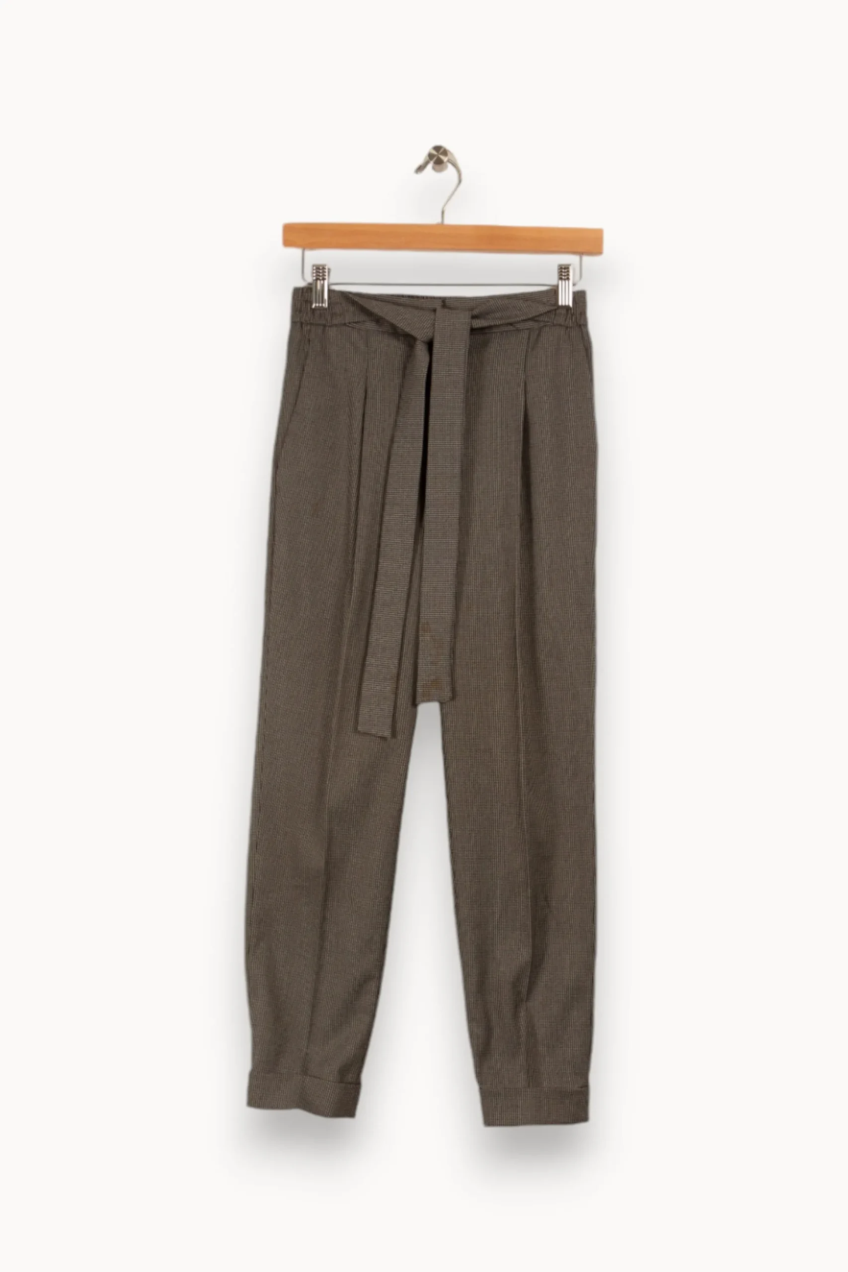 Clearance Stella Forest Pantalon à carreaux - Taille S/36 Gris