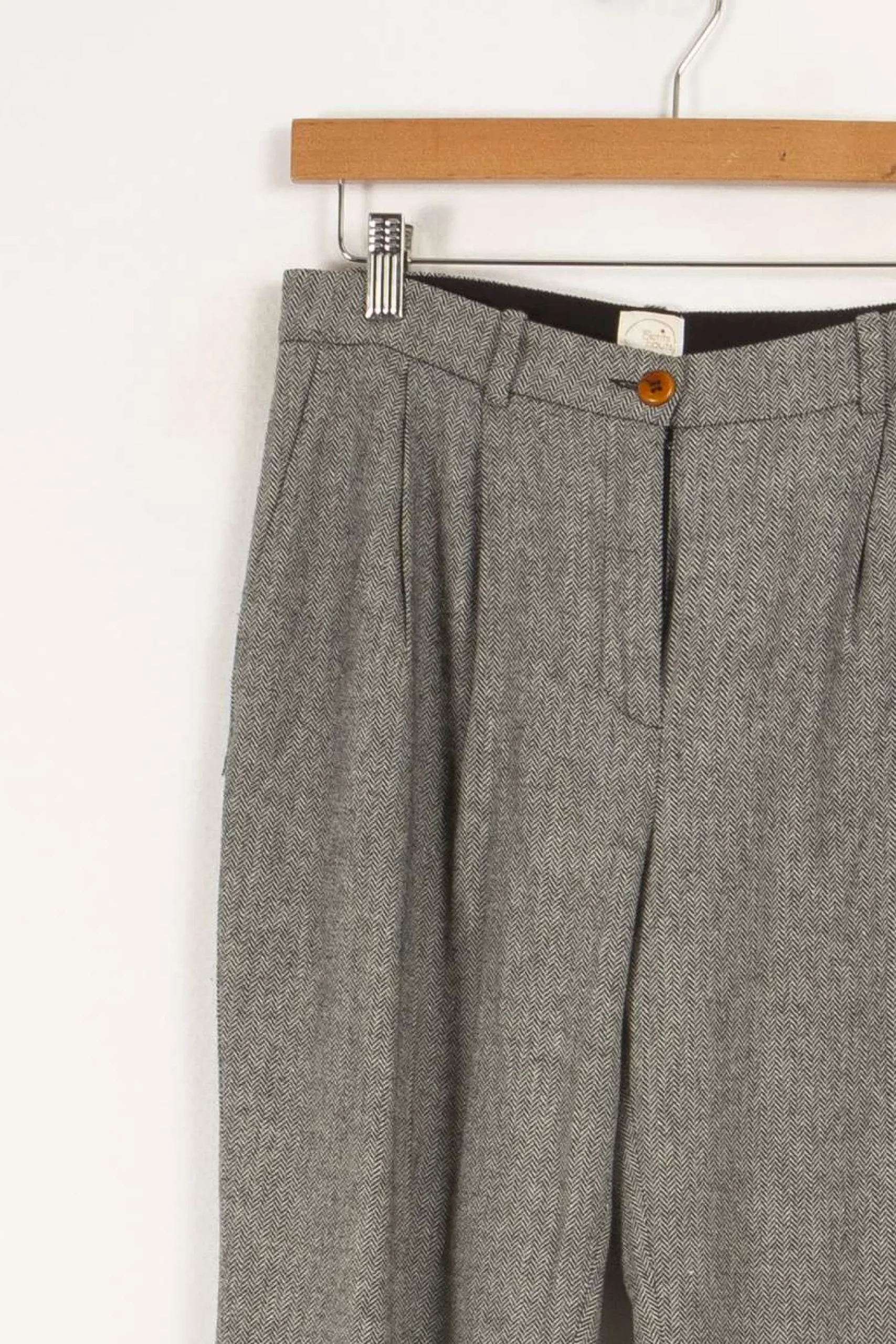 Discount Des petits hauts Pantalon - Taille S/36 Gris