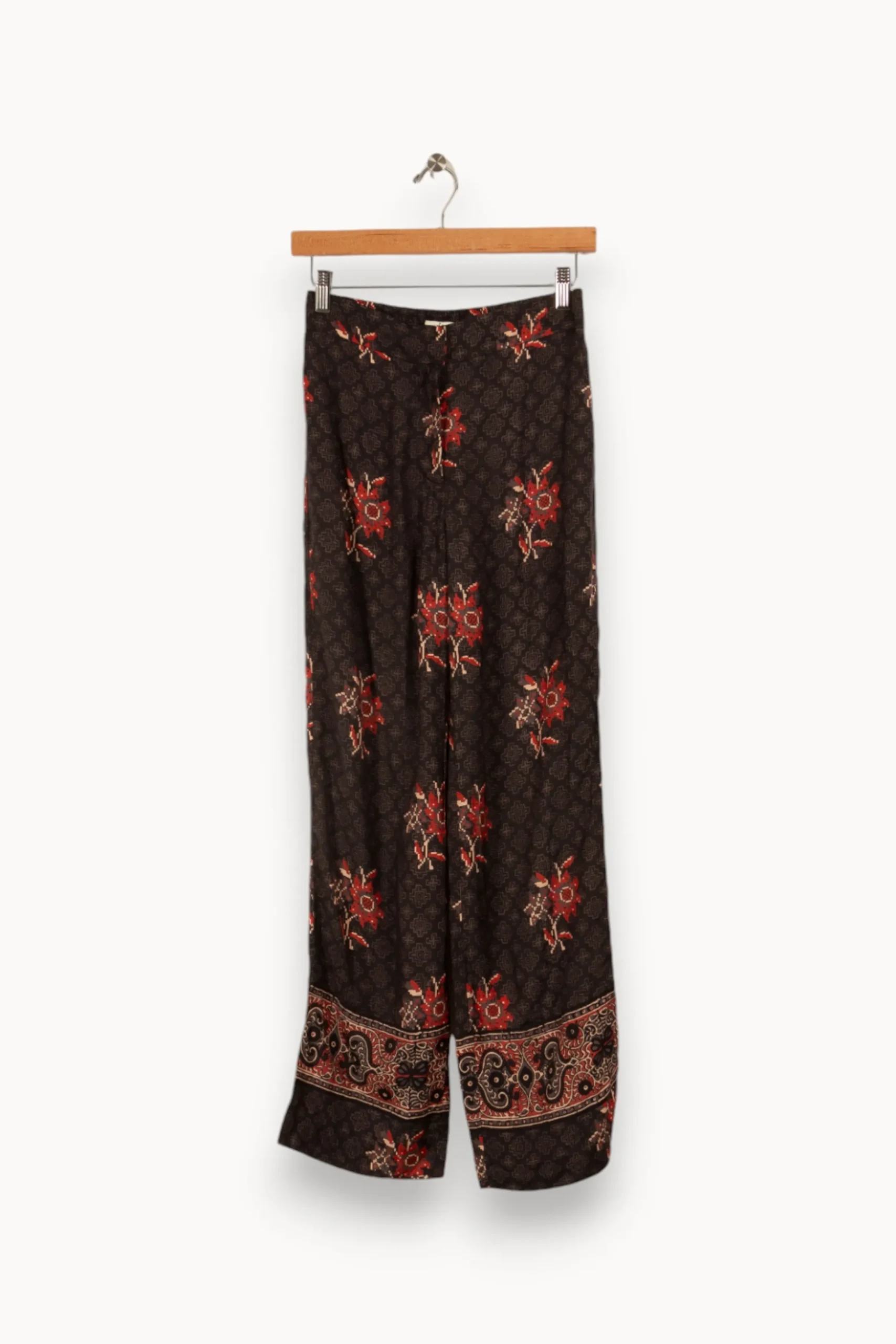 Discount Stella Forest Pantalon gris foncé à motifs - Taille S/36 Multicolore