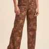Hot La Fée Maraboutée Pantalon imprimé coton biologique - XL/42 Multicolore