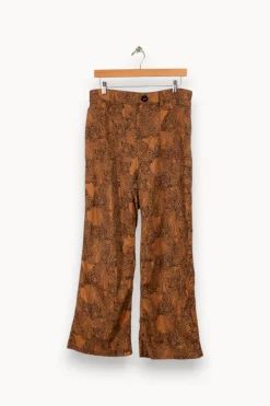 Hot La Fée Maraboutée Pantalon imprimé coton biologique - XL/42 Multicolore