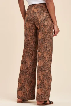 Hot La Fée Maraboutée Pantalon imprimé coton biologique - XL/42 Multicolore