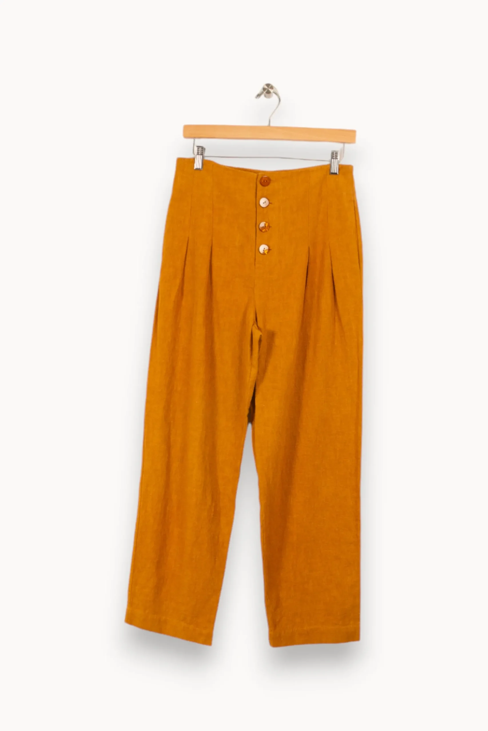 Cheap Des petits hauts Pantalon moutarde - Taille M/38 Jaune