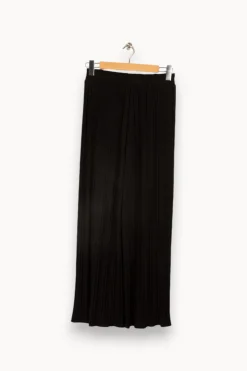 Cheap La Fée Maraboutée Pantalon jersey plissé - S/36 Noir