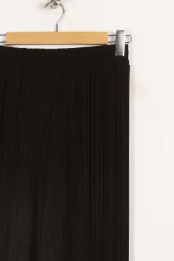 Cheap La Fée Maraboutée Pantalon jersey plissé - S/36 Noir