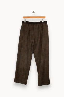 Sale La Fée Maraboutée Pantalon à carreaux - Taille XL/42 Marron