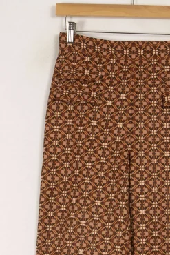 Flash Sale et Paris Pantalon à motifs - Taille XS/34 Marron