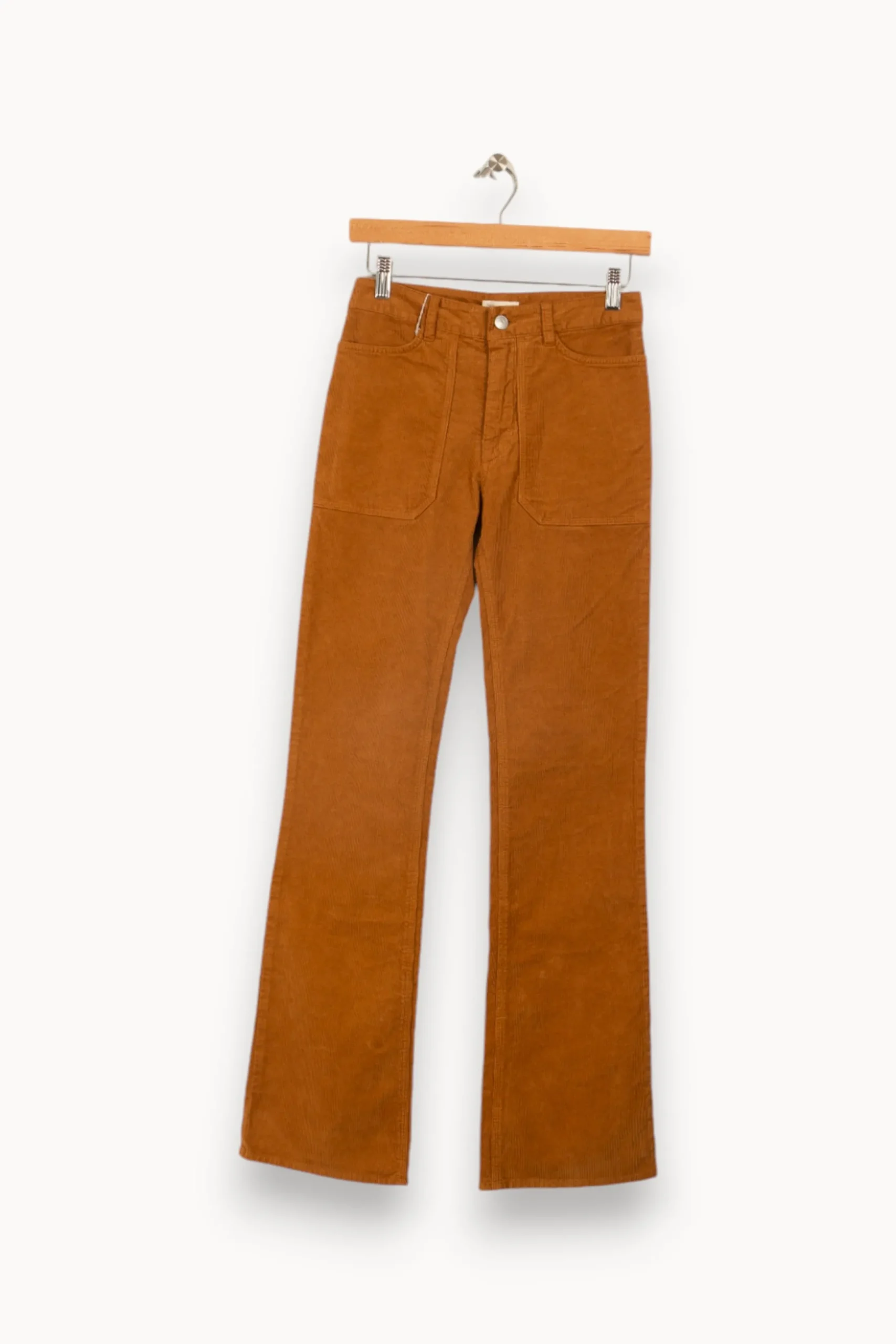 Outlet Zadig&Voltaire Pantalon côtelé - Taille XS/34 Marron