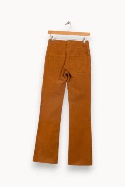 Outlet Zadig&Voltaire Pantalon côtelé - Taille XS/34 Marron