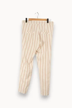 Outlet La Fée Maraboutée Pantalon multicolore - Taille M/38 Blanc