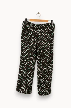 Hot Bimba y Lola Pantalon à pois - Taille L/40 Noir