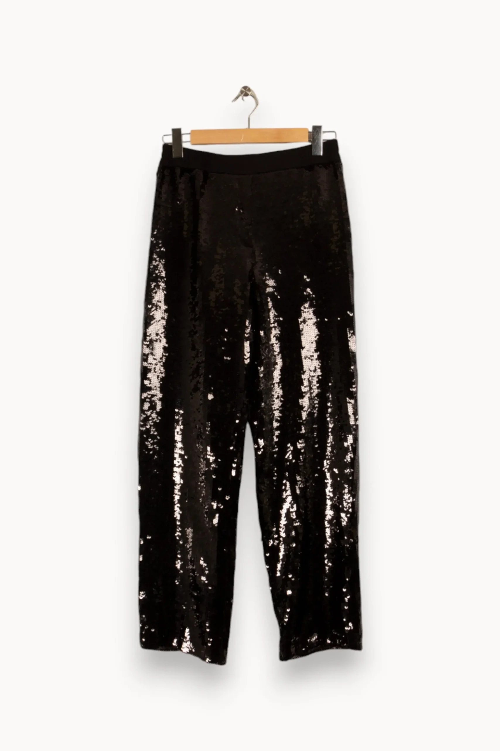 Clearance The Kooples Pantalon à sequins - Taille M/38 Noir