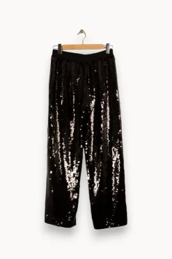 Clearance The Kooples Pantalon à sequins - Taille M/38 Noir
