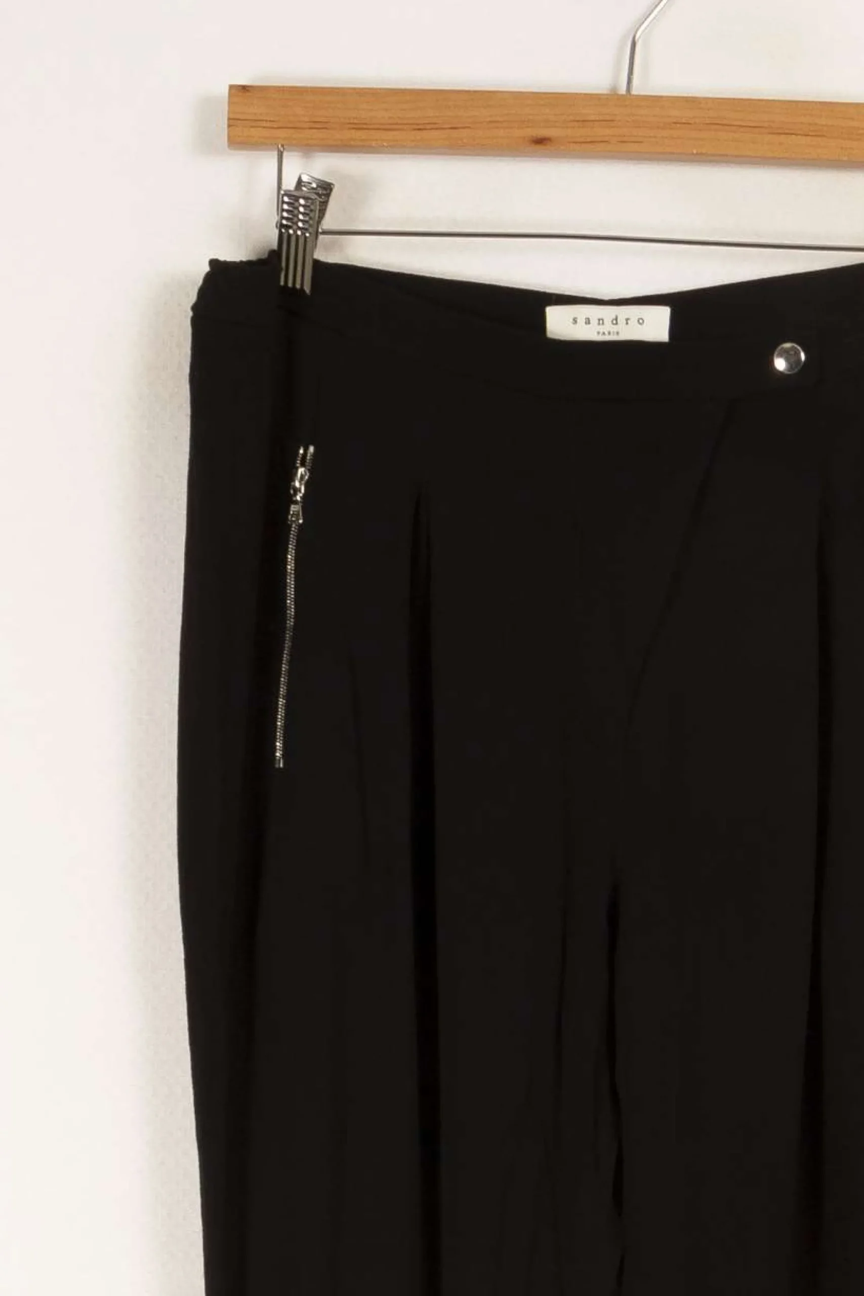 Fashion Sandro Pantalon - Taille M/38 Noir