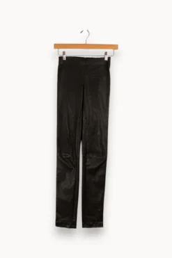Discount Joseph Pantalon effet cuir - Taille XS/34 Noir