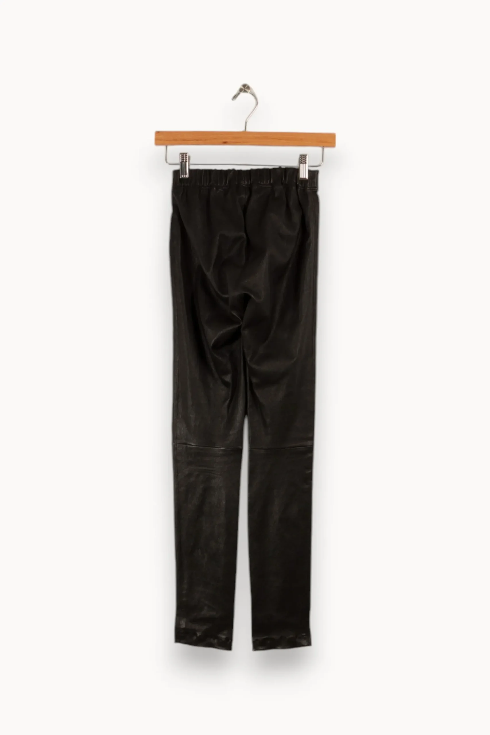 Discount Joseph Pantalon effet cuir - Taille XS/34 Noir