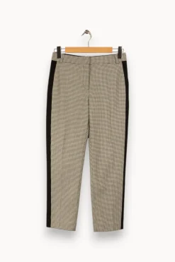 Flash Sale Claudie Pierlot Pantalon noir et blanc - Taille S/36 Gris