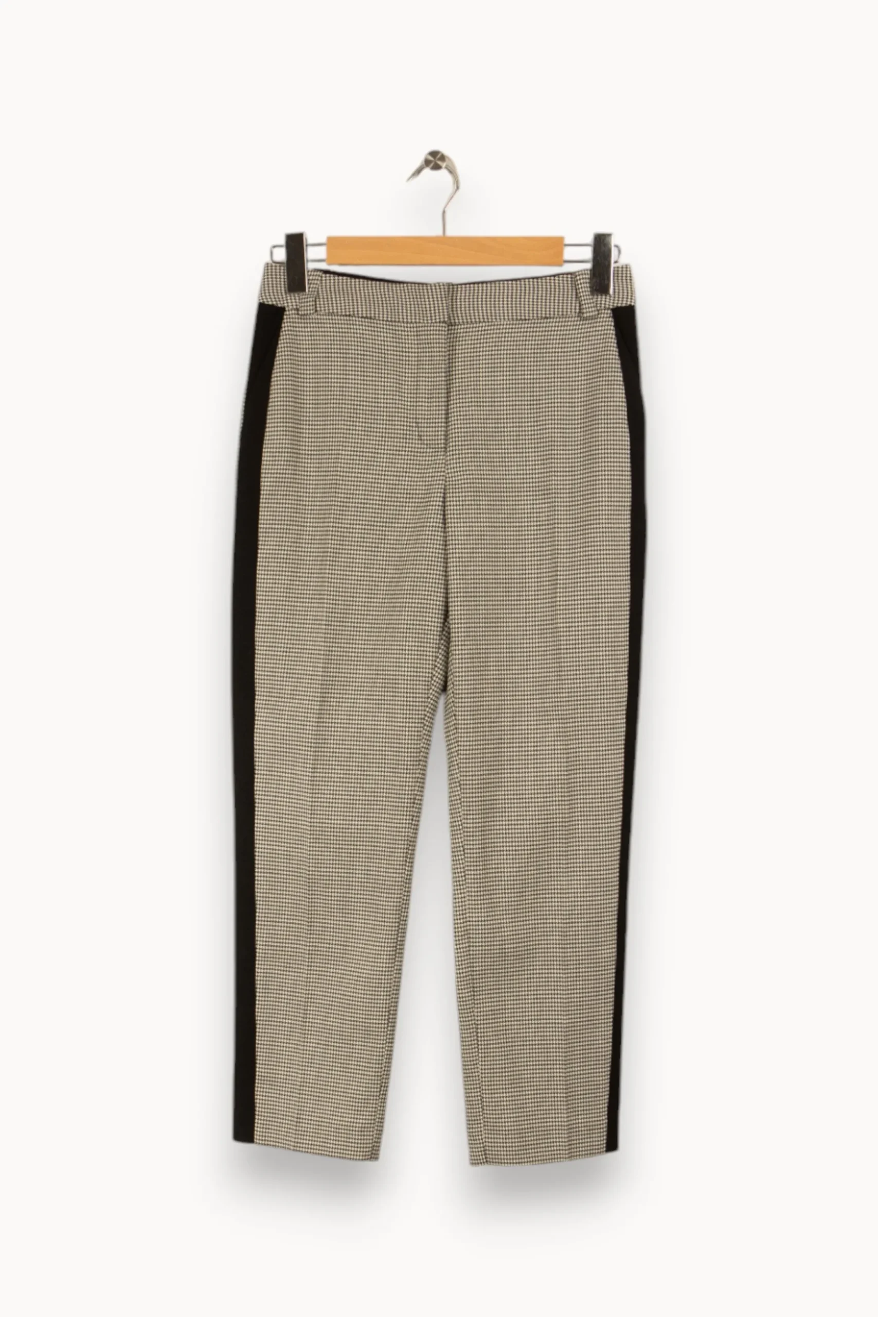 Flash Sale Claudie Pierlot Pantalon noir et blanc - Taille S/36 Gris